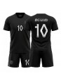 Otroški Nogometna dresi replika Norveška Martin Odegaard #10 Gostujoči SP 2026 Kratek rokav (+ hlače)